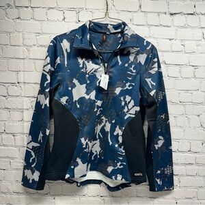 Kerrits kids protek quarter zip pullover horse print sz xl NWT